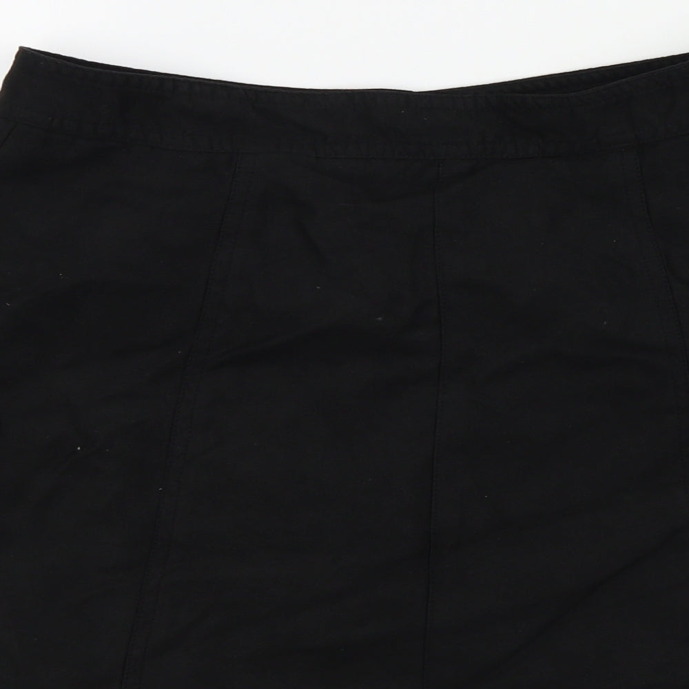 H&M Womens Black A-Line Skirt Size 38