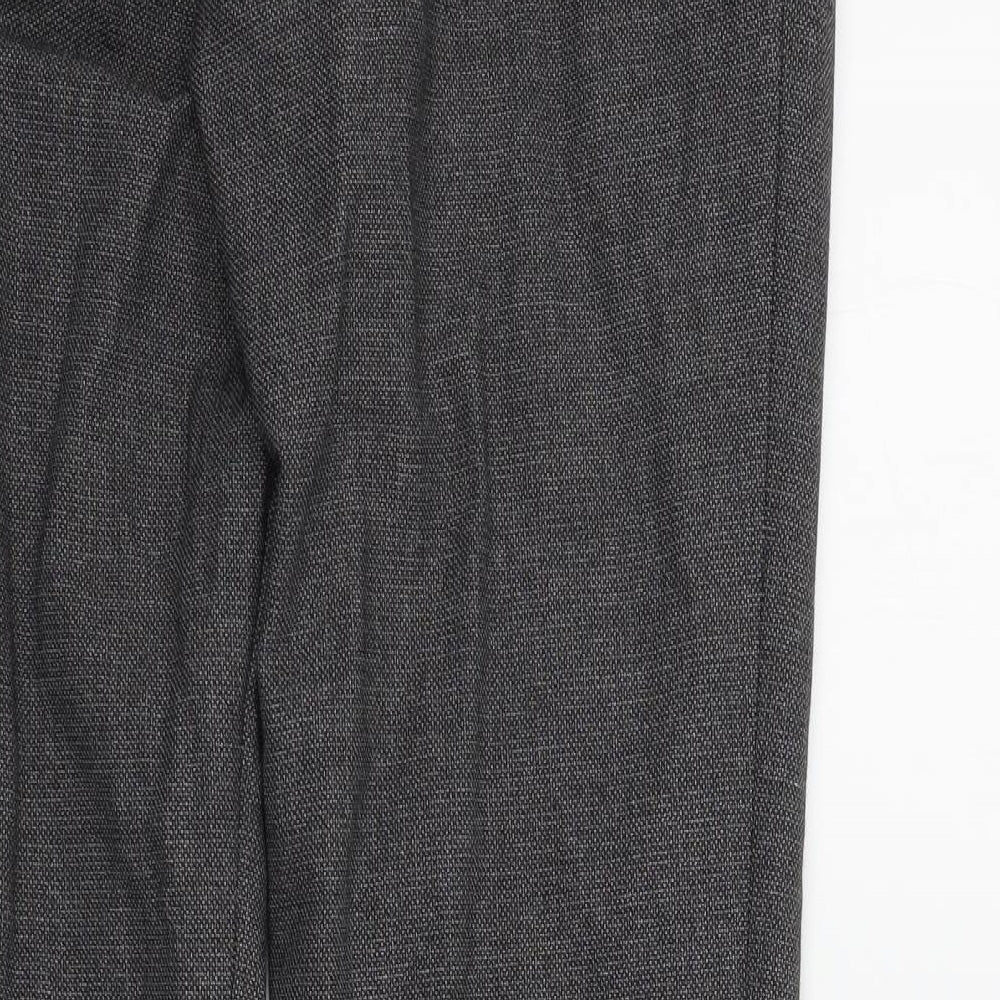 Womens UK Size 32 M&S Regular Fit Grey Trousers