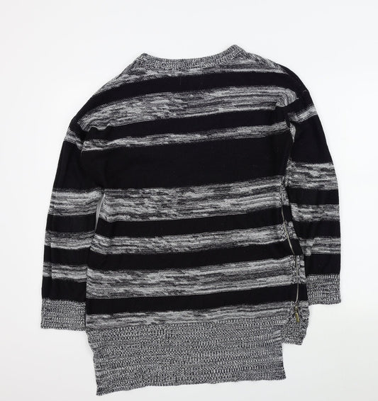 Womens UK Size M Papaya Black Pullover Jumper