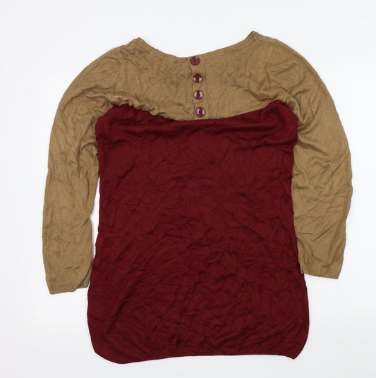 New Look Womens Brown Jumper Dress Size 12