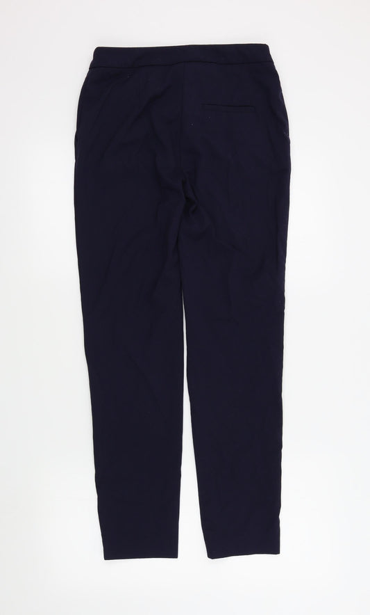 Womens UK Size 34 H&M Regular Fit Blue Trousers