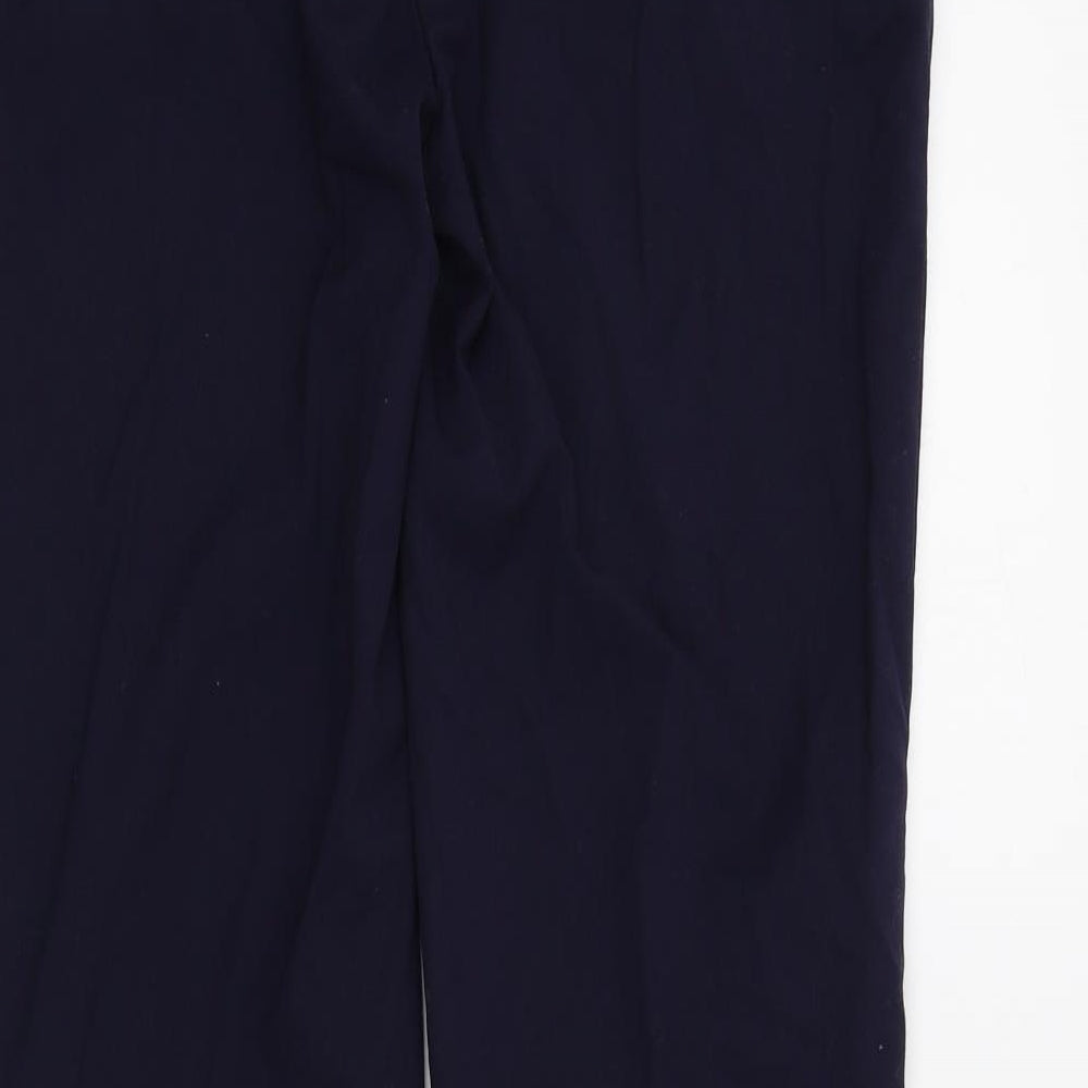 Womens UK Size 34 H&M Regular Fit Blue Trousers