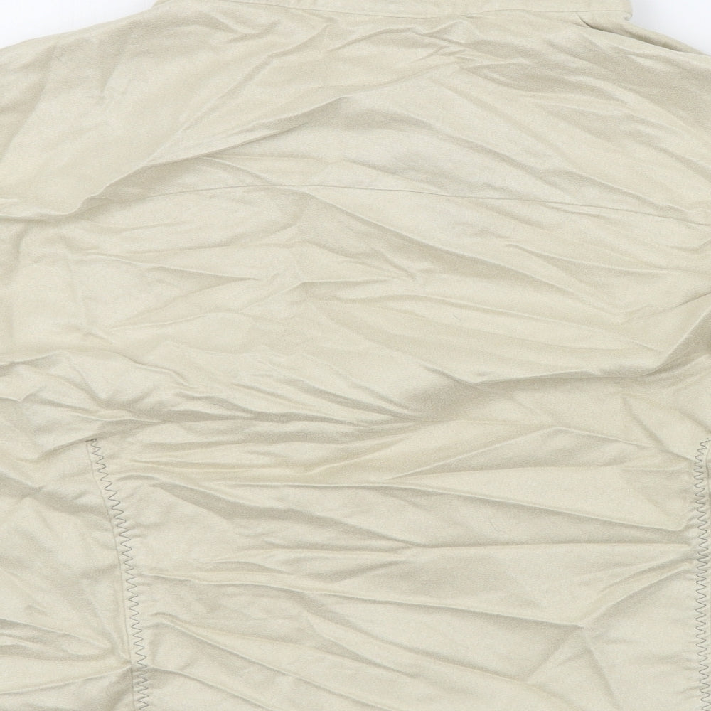 Bonmarché Womens Beige Basic Button-Up Size 20