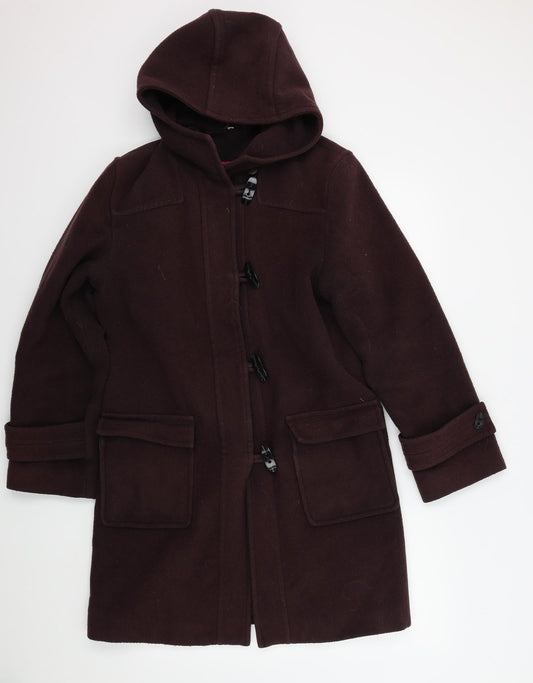 Womens UK Size 10 Klass Purple Overcoat