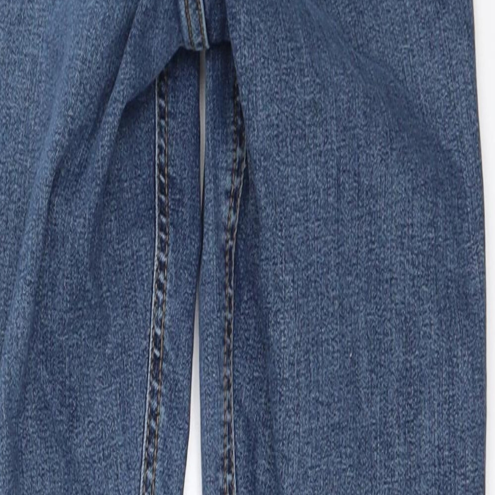 Topshop Womens Blue Denim Skinny Jeans Size 26 in L30 in