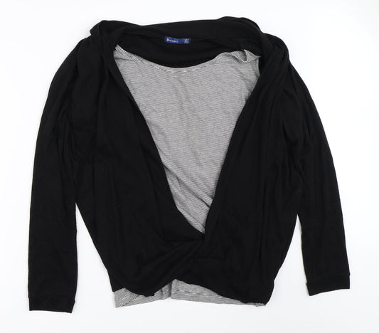 Womens UK Size M Preworn Black Pullover Jumper
