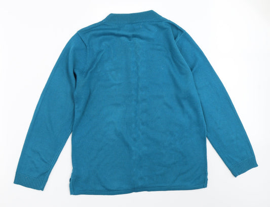 Womens UK Size M Reflect Collection Blue Pullover Jumper