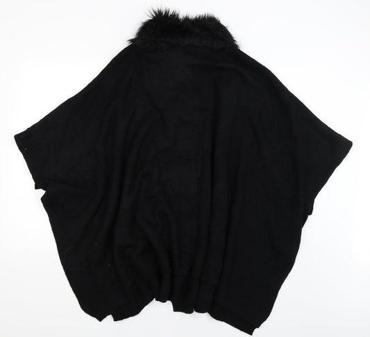 Womens UK Size One Size M&S Black Pullover Jumper