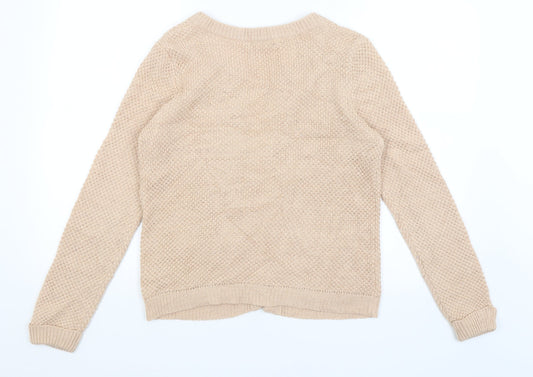 George Womens Pink Wrap Jumper Size 14