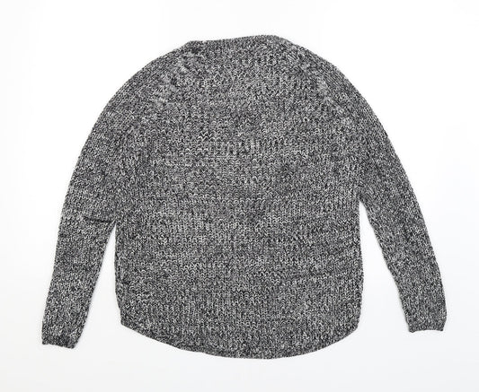 Womens UK Size S H&M Black Pullover Jumper