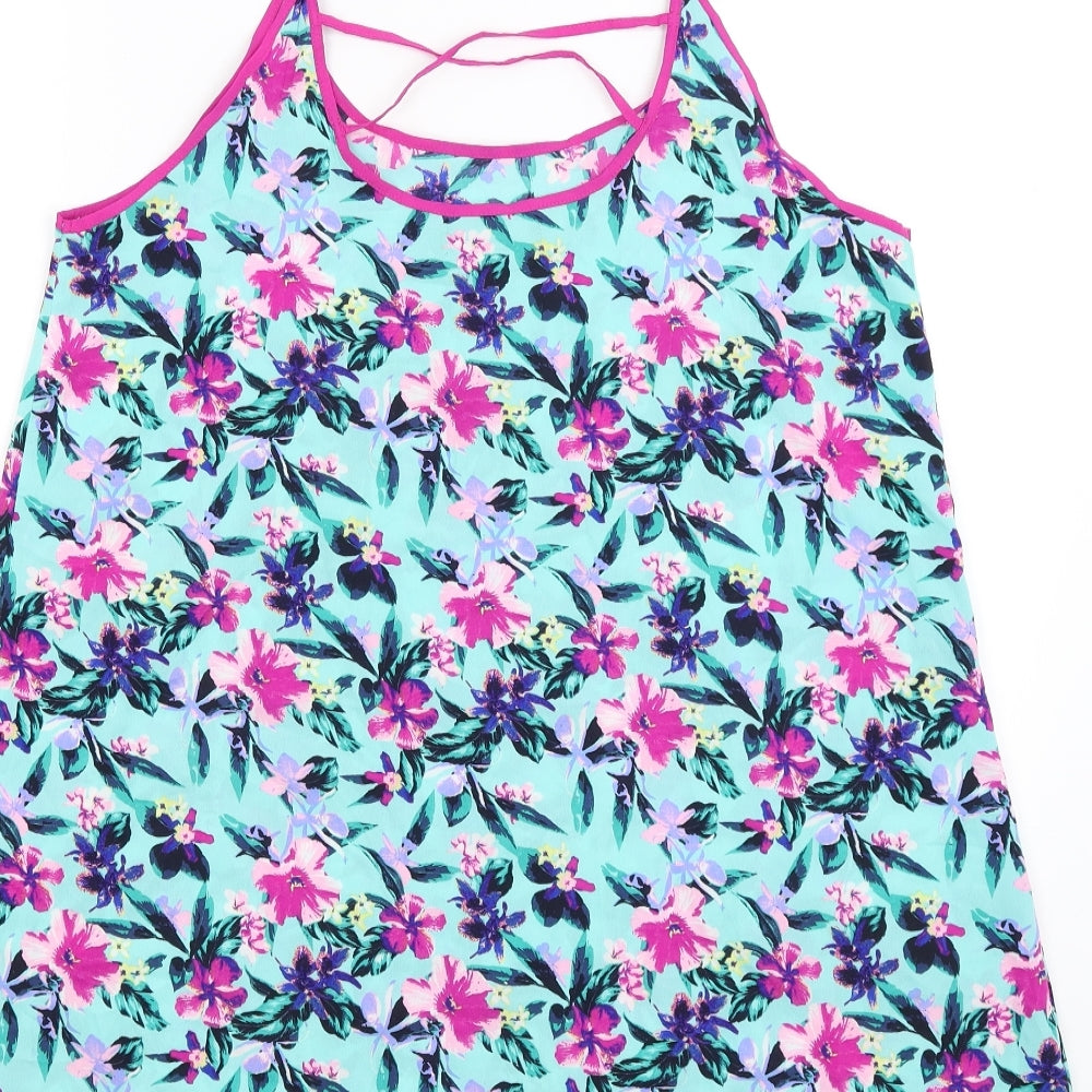 Womens UK Size L Atmosphere Blue Camisole Tank