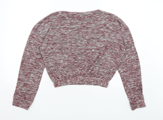 Womens UK Size 8 Miss Selfridge Red Pullover Jumper