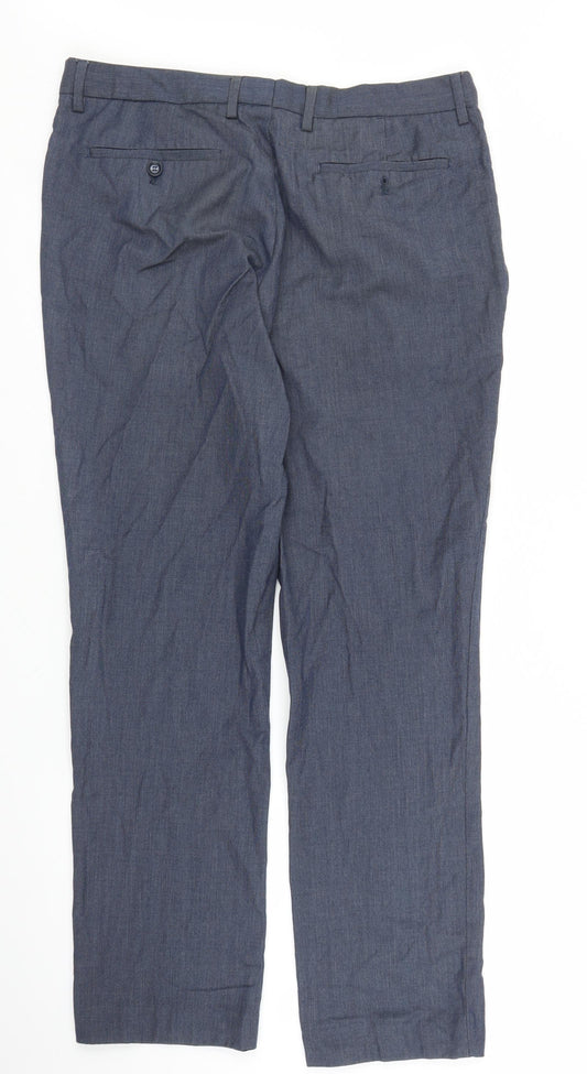 Primark Mens Blue Trousers Size 32 in L27 in