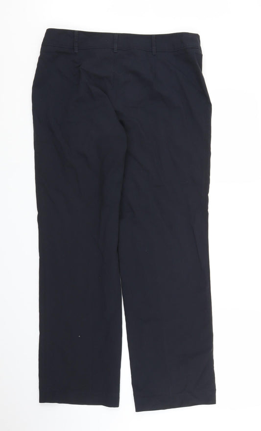 Lebek Womens Blue Trousers Size 34 in L27 in