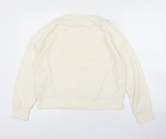 Womens UK Size S H&M Ivory Basic Blouse