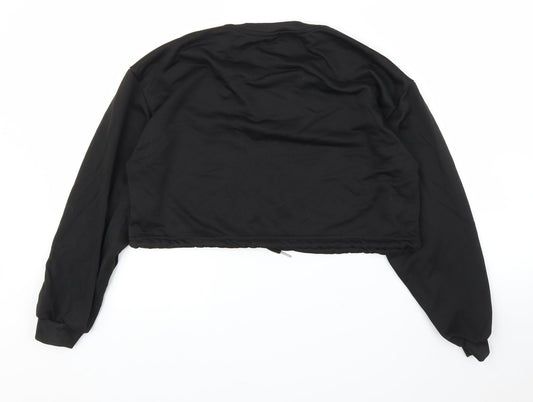 SheIn Womens Black Pullover Jumper Size M