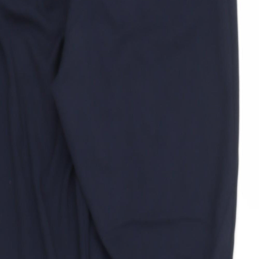 Womens UK Size 12 M&S Regular Fit Bloomer Blue Trousers