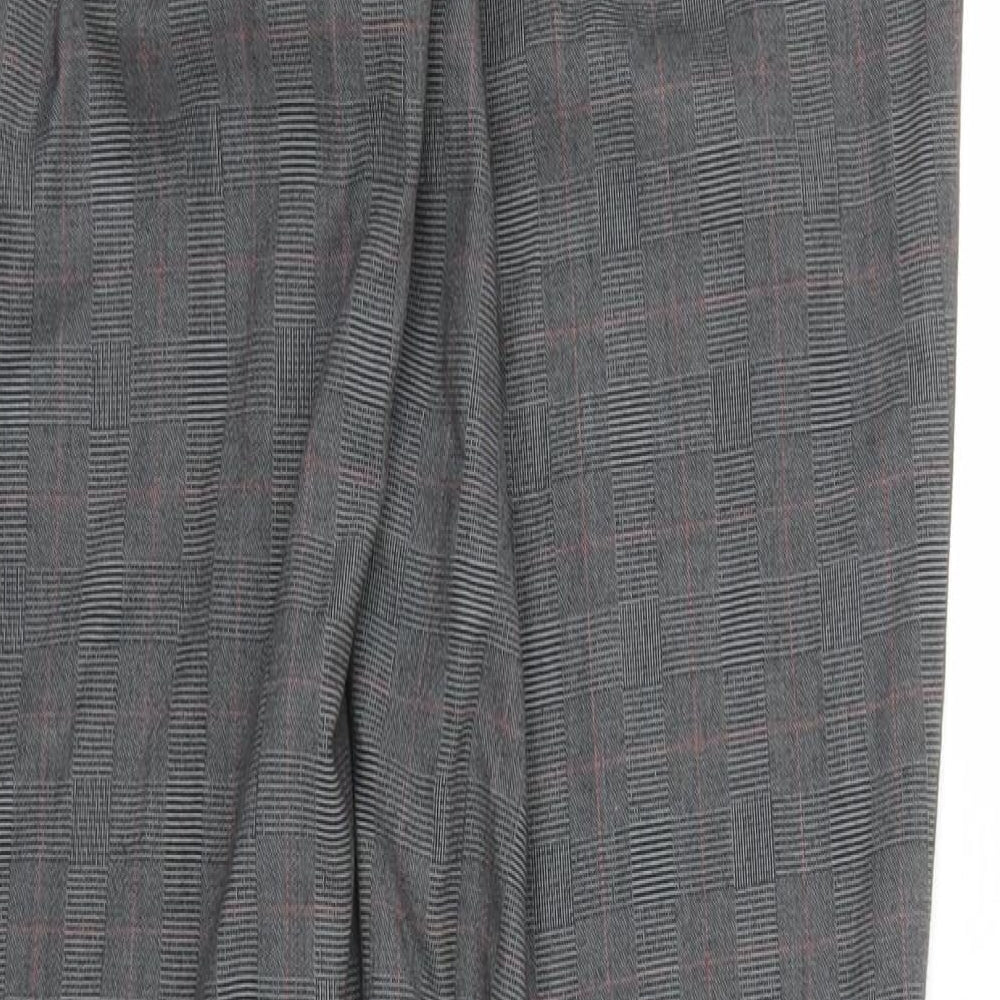 Womens UK Size 12 Stile Benetton Regular Fit Grey Trousers