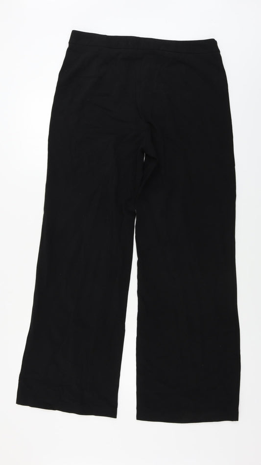 Womens UK Size M Joella Di Marco Regular Fit Black Trousers