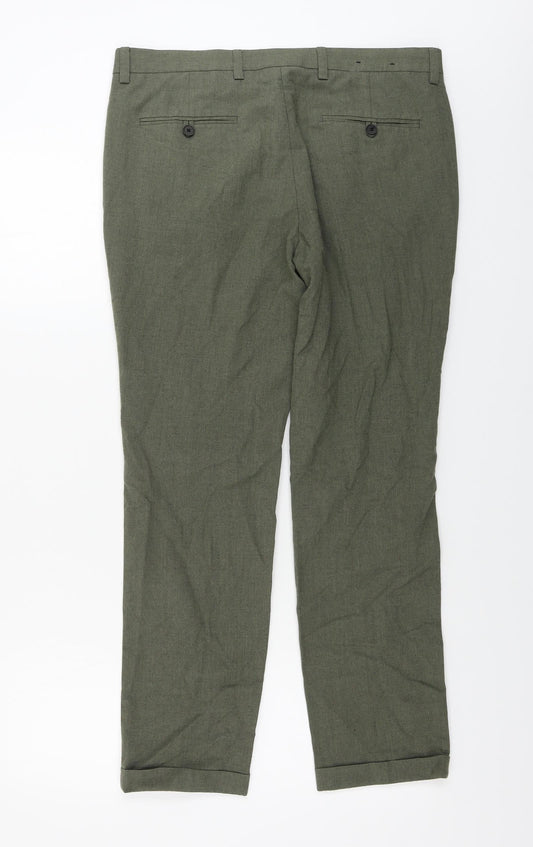 NEXT Mens Green Trousers Size 32 in L29 in