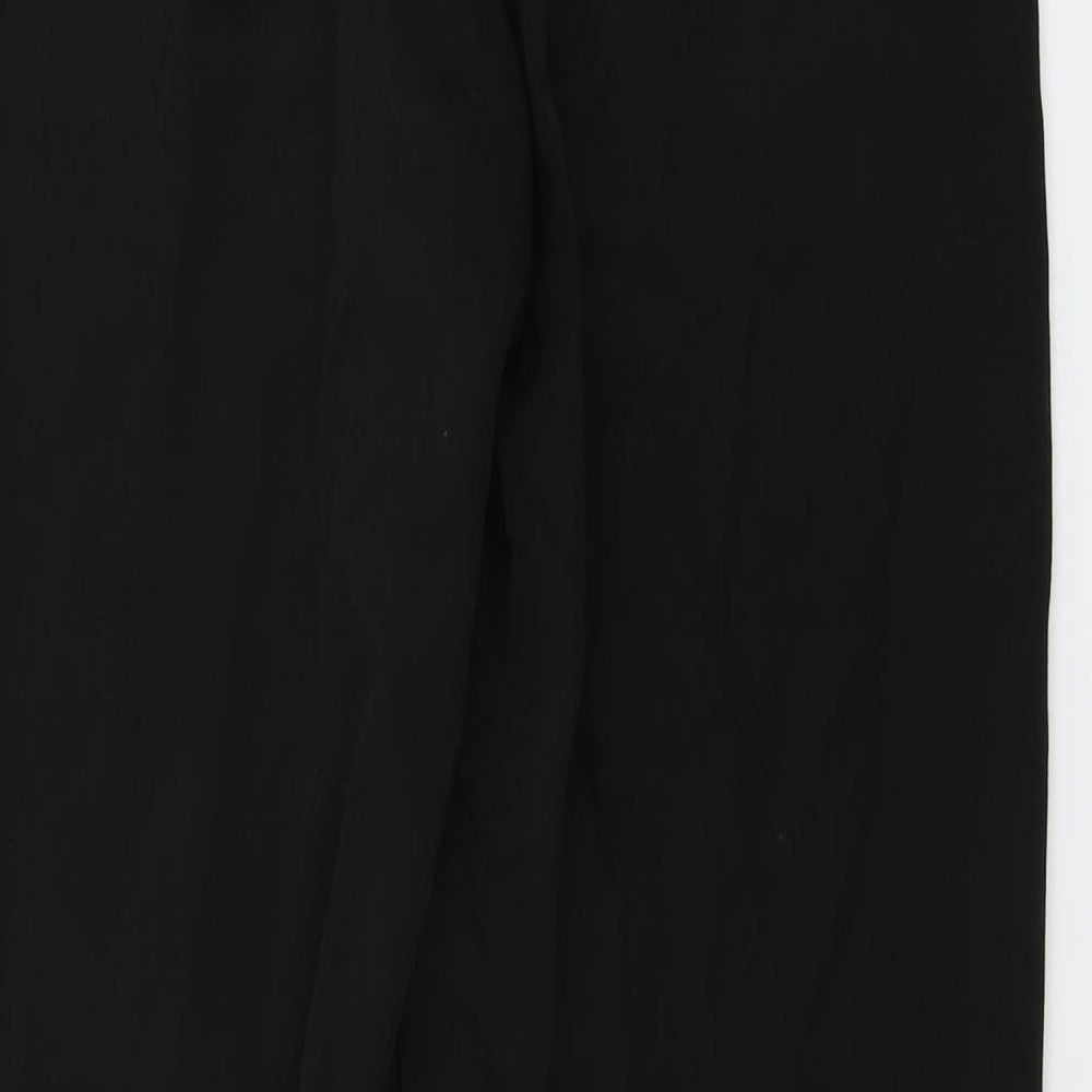 Avenue Womens Black Trousers Size 10 L26 in