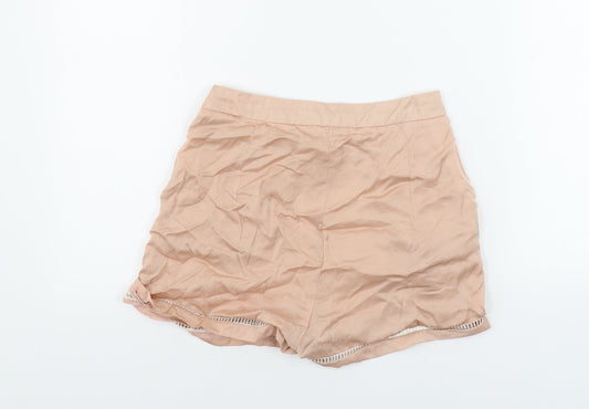Missguided  Womens Pink   Cut-Off Shorts Size 6