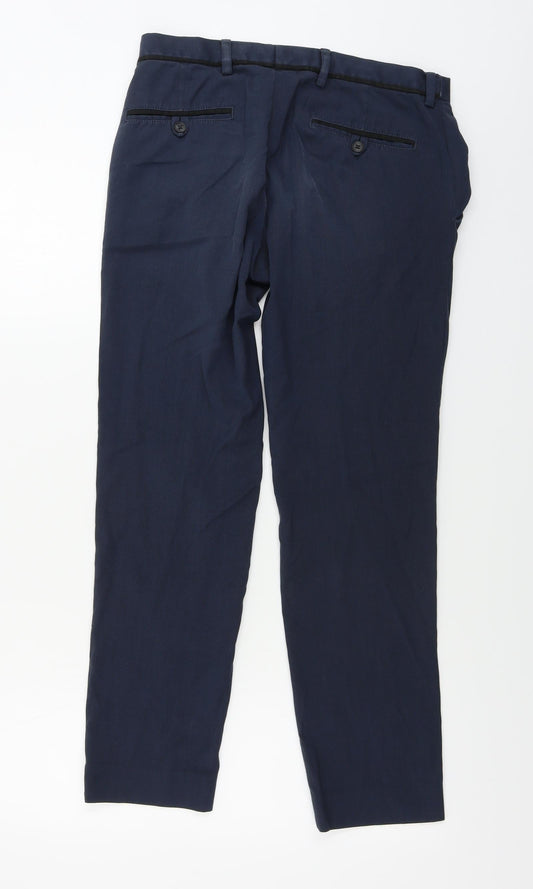 Preworn Mens Blue Trousers Size 30 in L25 in