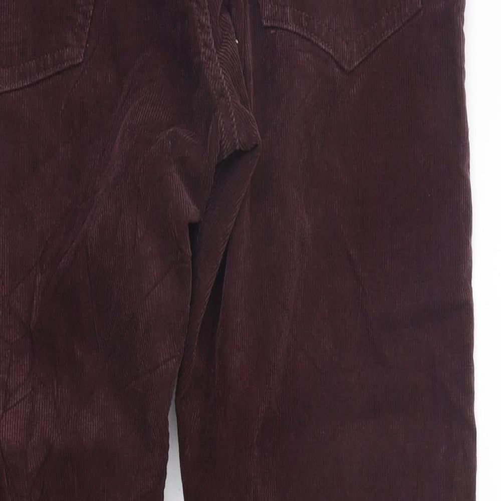 Womens UK Size 36 in Marks and Spencer Regular Fit Purple Trousers