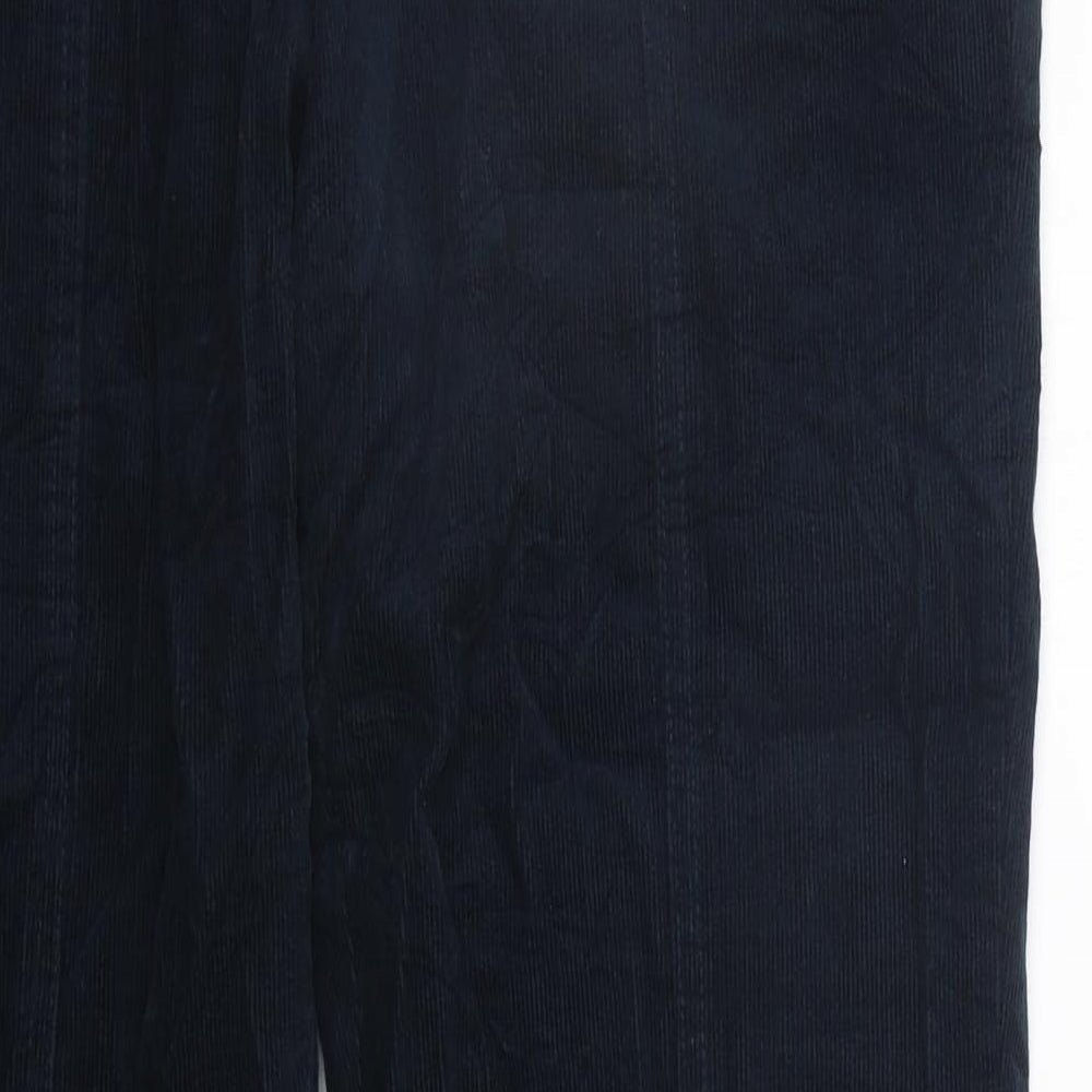 EWM Womens Blue Trousers Size 12 L26 in - Elastic Waist Band