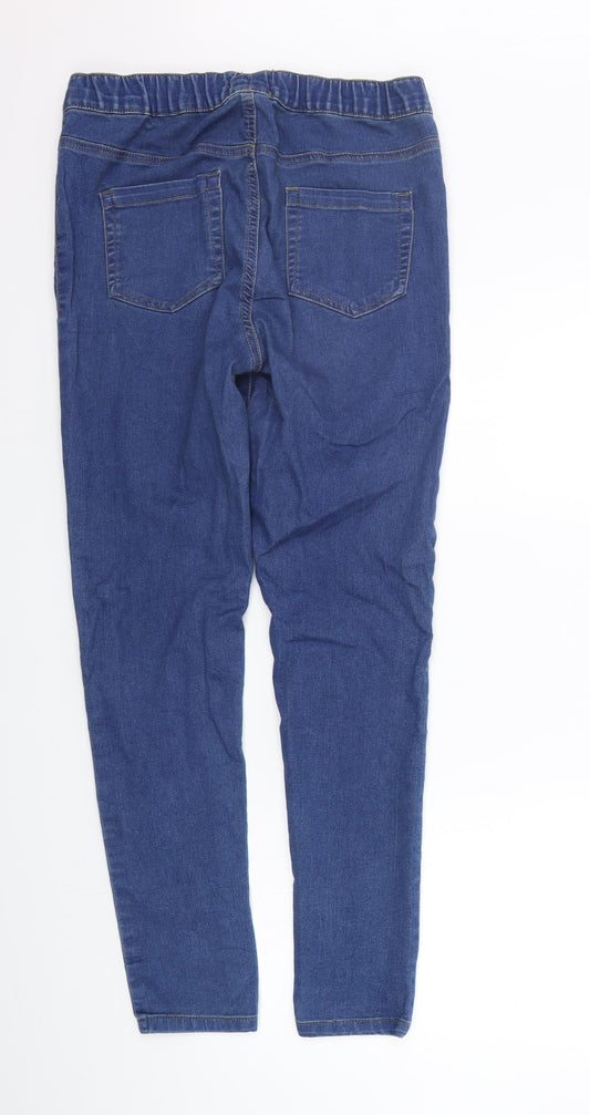 River Island Womens Blue   Jegging Jeans Size 30 in L29 in - Elastic Waist Band