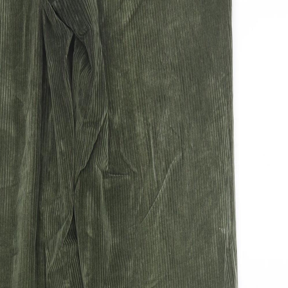 Womens UK Size 30 in Marks and Spencer Regular Fit Green Trousers