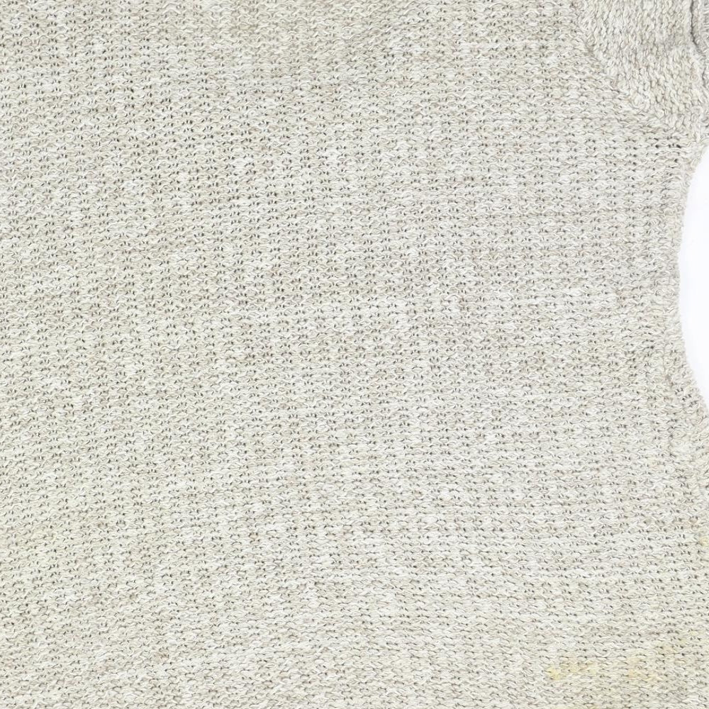 Womens UK Size 18 Matalan Beige Pullover Jumper