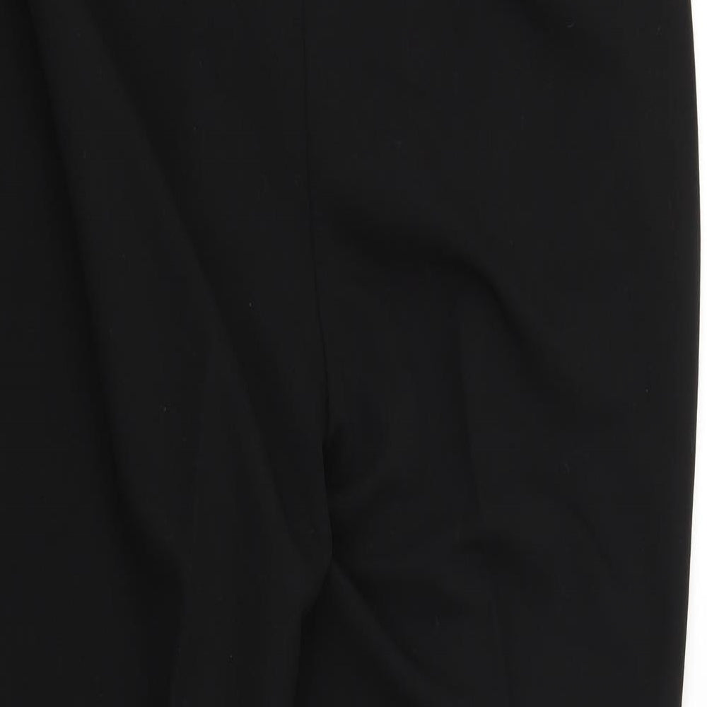 F&F Womens Black Trousers Size 18 L25 in