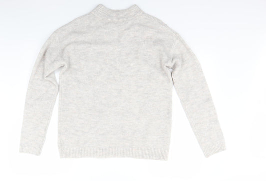 Womens UK Size 12 NEXT Grey Pullover Jumper