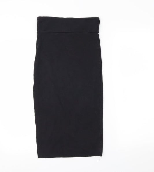 Back view of Papaya women’s grey straight & pencil skirt, size UK 8