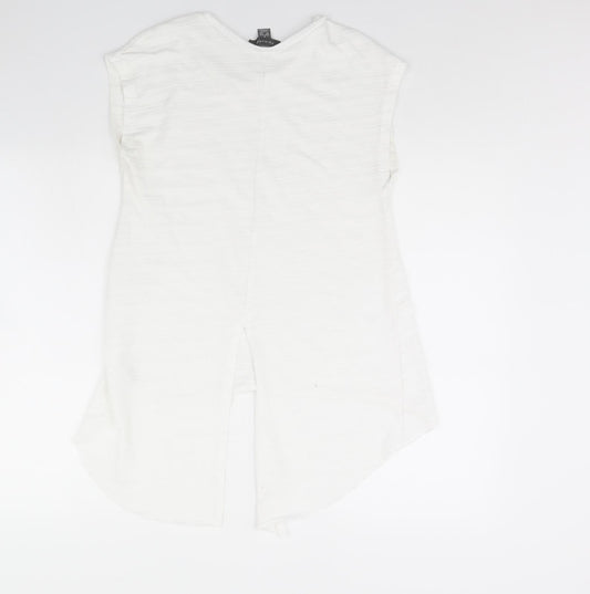 Primark Womens White Basic T-Shirt Size S