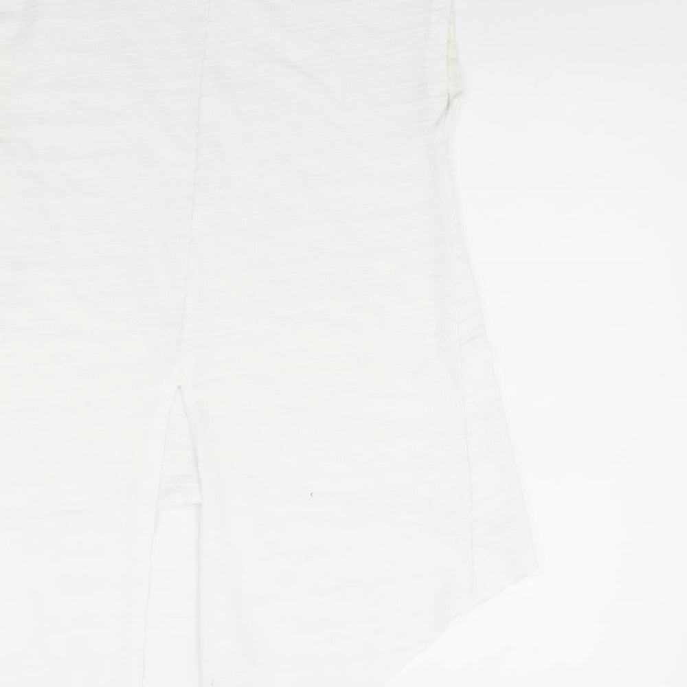 Primark Womens White Basic T-Shirt Size S