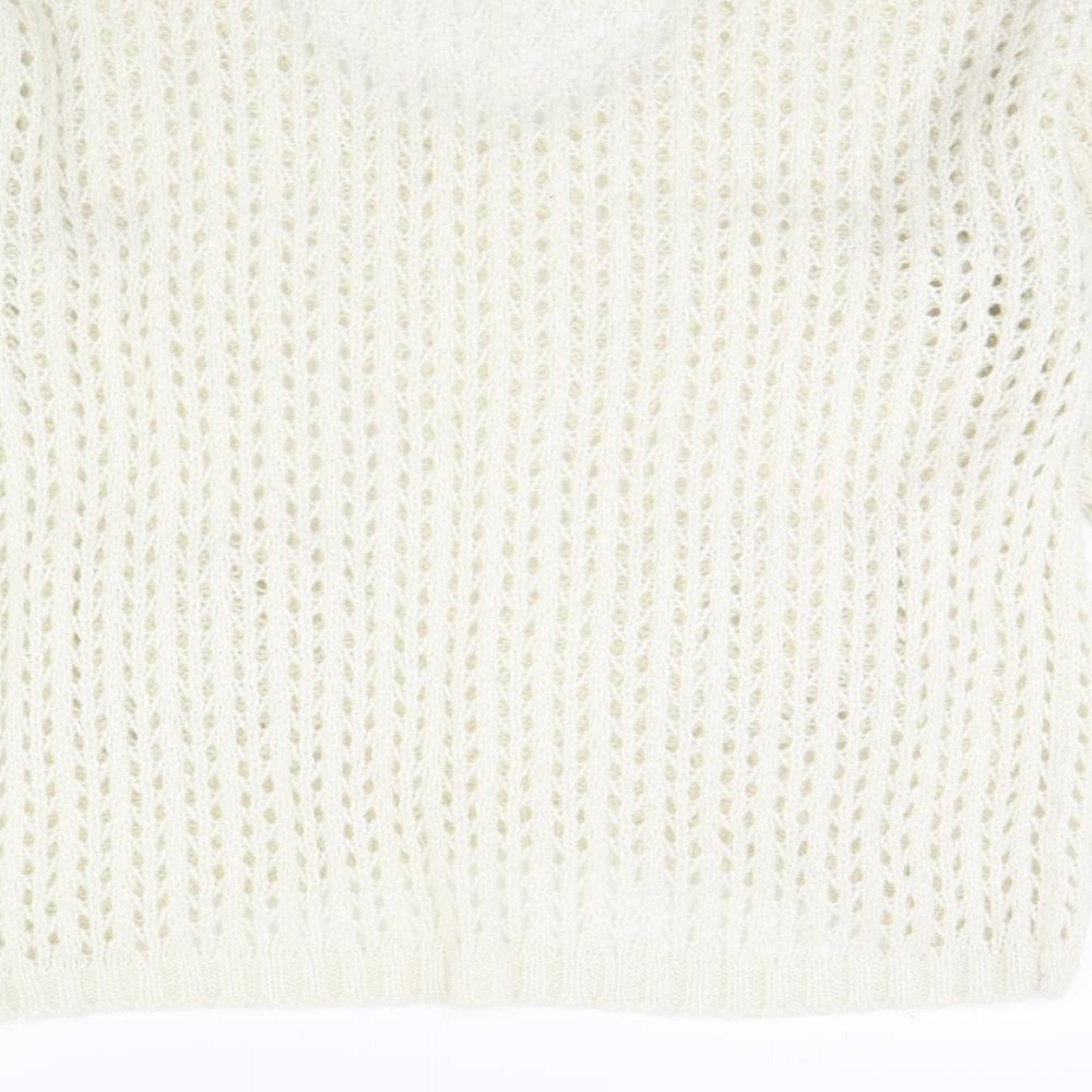 Womens UK Size 12 River Island Ivory Pullover Jumper