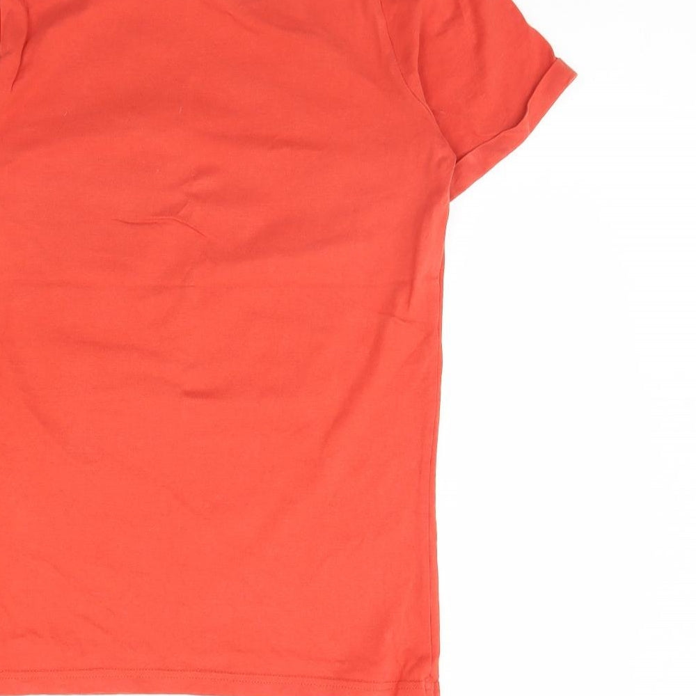 m&s Boys Red Basic T-Shirt Size 12 Years - Football