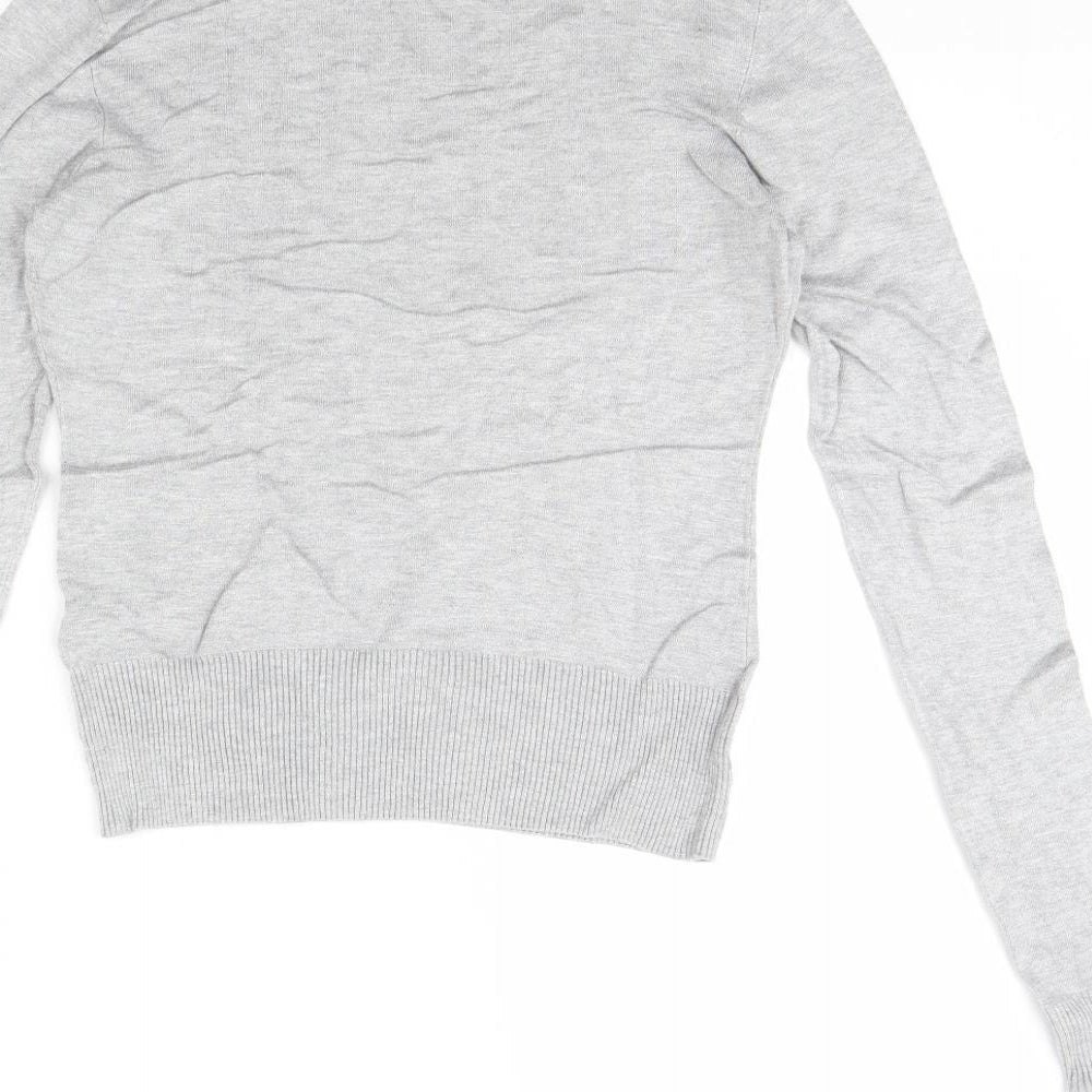 Womens UK Size 10 New Look Grey Pullover Jumper