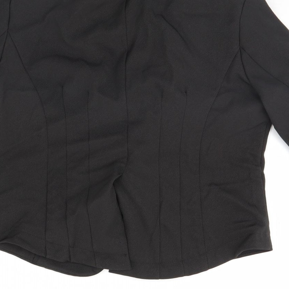Cutie Womens Black Jacket Size 10