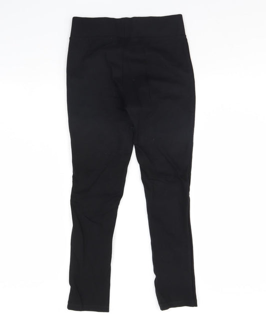 George Womens Black Trousers Size 10 L25 in