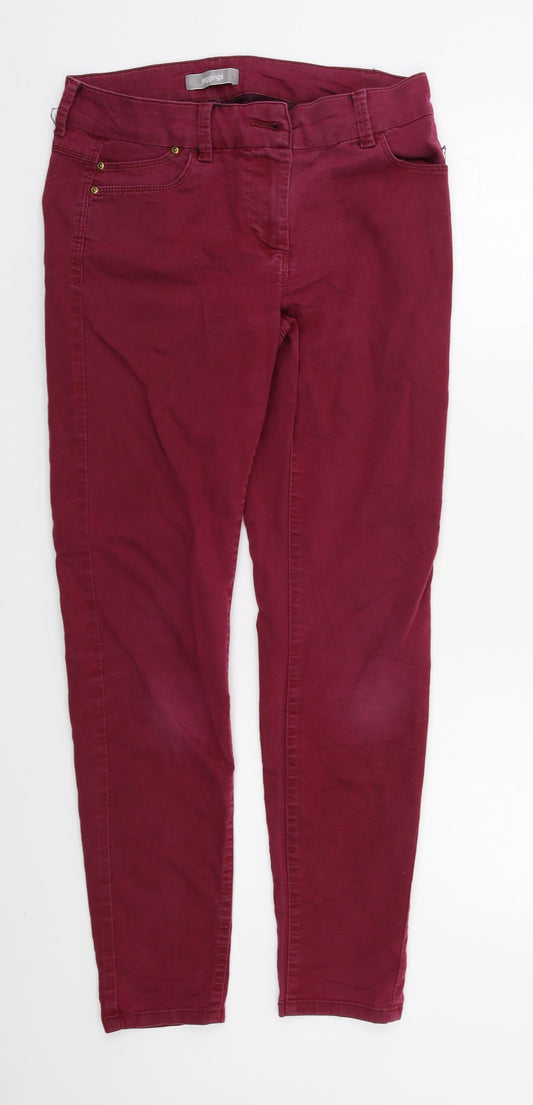 Marks & Spencer Womens Purple Jegging Jeans Size 10 L27 in