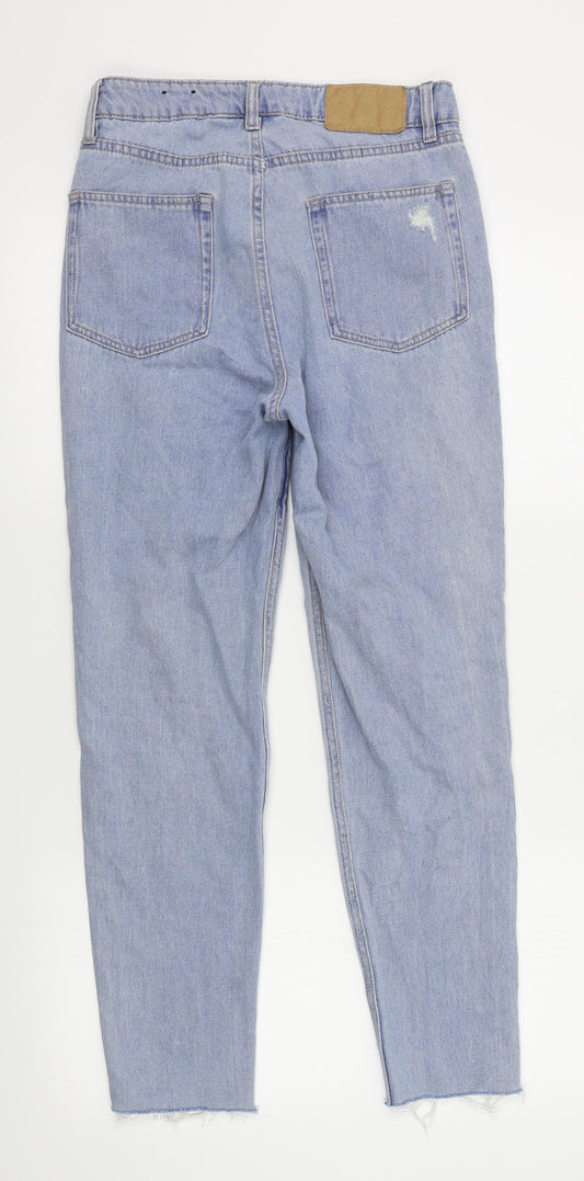 Womens UK Size 10 H&M Regular Fit Straight Blue Jeans