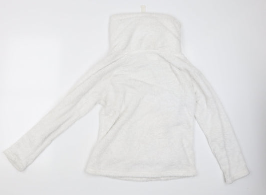 F&F Womens White Pullover Jumper Size S