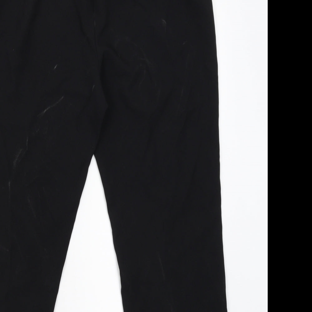 Womens UK Size 12 Preworn Regular Fit Jegging Black Trousers