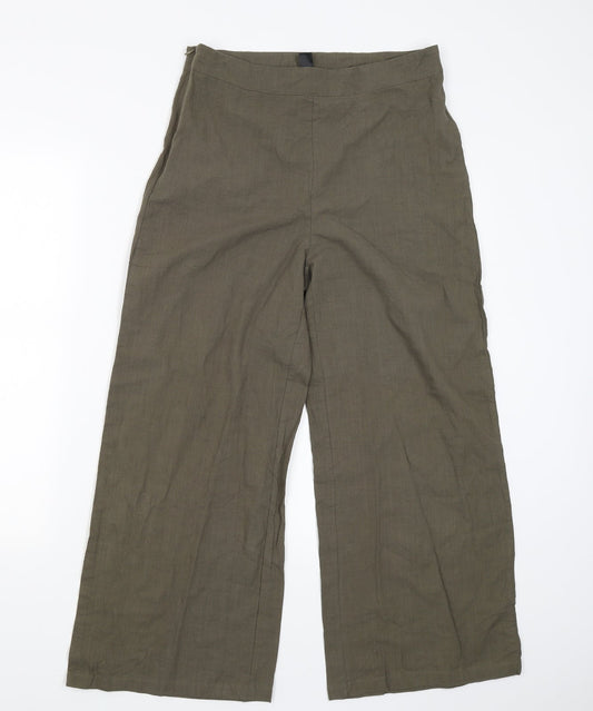 Womens UK Size L SheIn Regular Fit Jegging Green Trousers