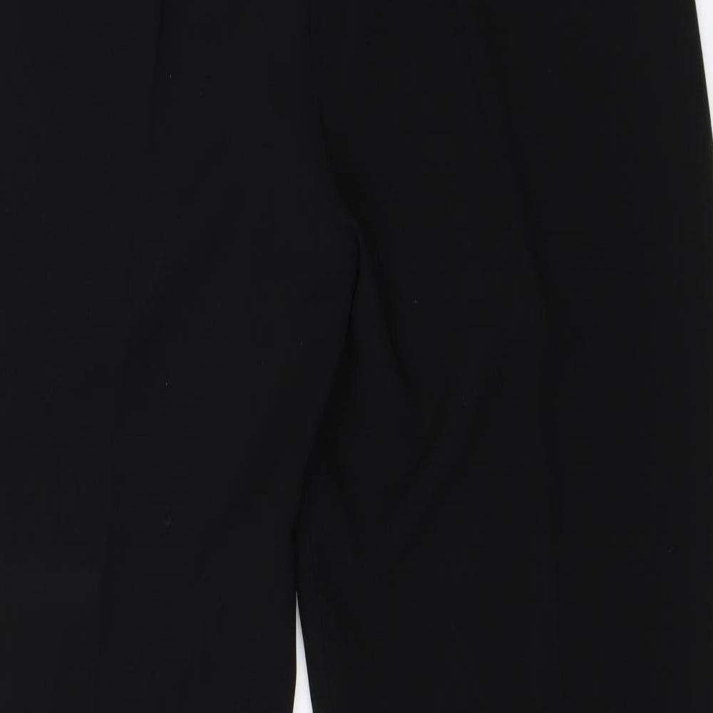 Anne Brooks Womens Black Dress Pants Trousers Size 14 L26 in
