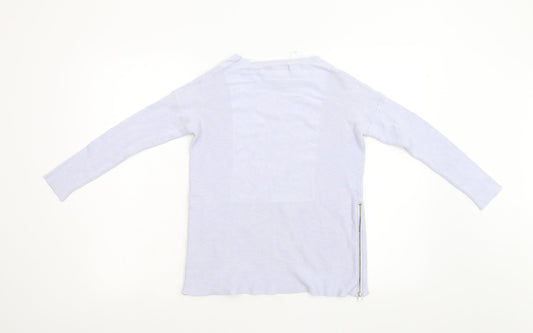 Primark Womens Blue Knit Pullover Jumper Size S