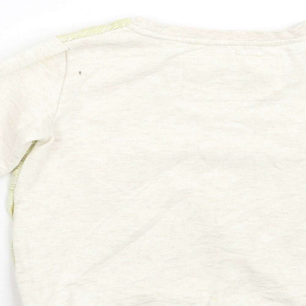 YD Girls Gold Pullover Sweatshirt Size 8-9 Years